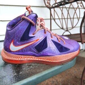 Nike Lebron X 10 All Star Extraterrestrial Purple Sneakers